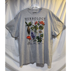 Harry Potter Men's 2XL Tee Herbology Hogwarts School of Witchcraft & Wizardry